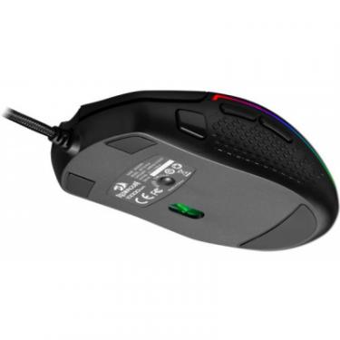 Мышка Redragon Invader RGB IR USB Black Фото 3