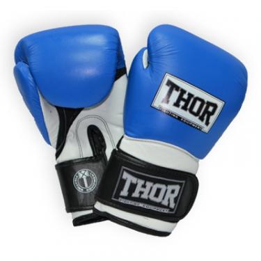 Боксерские перчатки Thor Pro King 12oz Blue/White/Black Фото