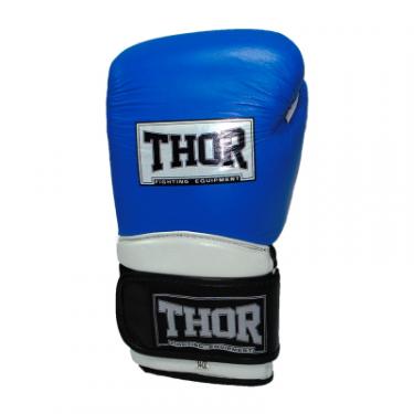Боксерские перчатки Thor Pro King 12oz Blue/White/Black Фото 1