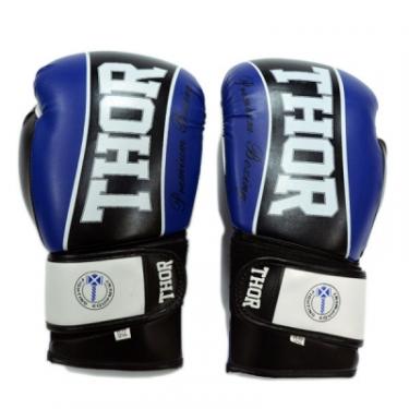 Боксерские перчатки Thor Thunder 14oz Blue Фото 1