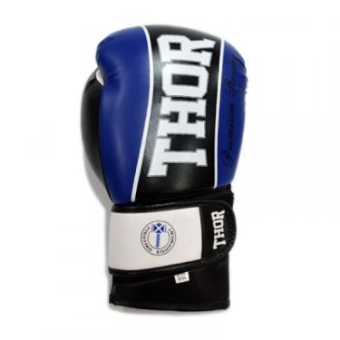 Боксерские перчатки Thor Thunder 14oz Blue Фото 3