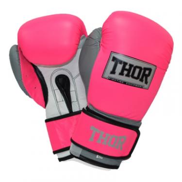 Боксерские перчатки Thor Typhoon 10oz Pink/Grey/White Фото