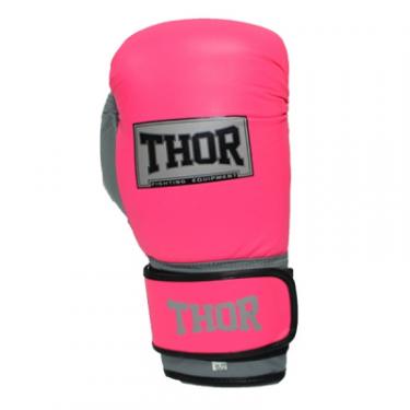 Боксерские перчатки Thor Typhoon 10oz Pink/Grey/White Фото 2
