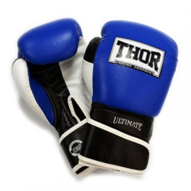Боксерские перчатки Thor Ultimate 16oz Blue/Black/White Фото