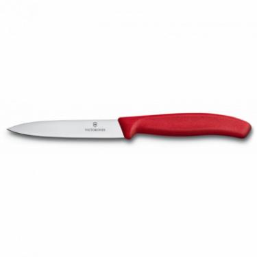 Кухонный нож Victorinox SwissClassic для нарезки 10 см Red Фото
