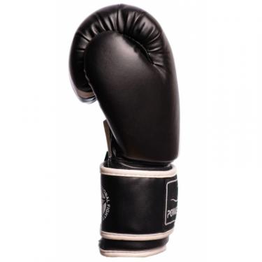 Боксерские перчатки PowerPlay 3010 10oz Black/White Фото 1