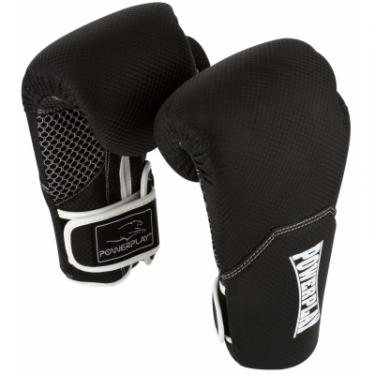 Боксерские перчатки PowerPlay 3011 10oz Black/White Фото 1