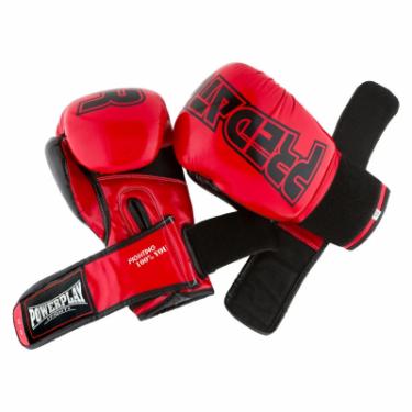 Боксерские перчатки PowerPlay 3017 16oz Red Фото 3