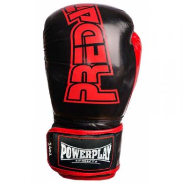 Боксерские перчатки PowerPlay 3017 16oz Black Фото 2