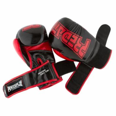 Боксерские перчатки PowerPlay 3017 16oz Black Фото 3