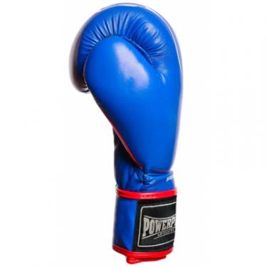 Боксерские перчатки PowerPlay 3018 16oz Blue Фото 2