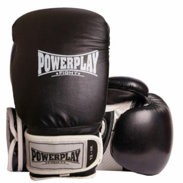 Боксерские перчатки PowerPlay 3019 12oz Black Фото
