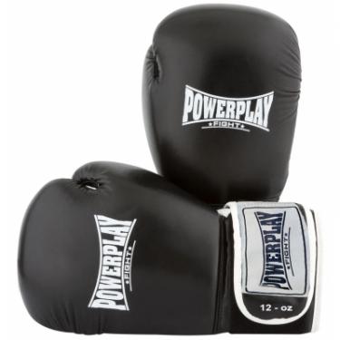 Боксерские перчатки PowerPlay 3019 12oz Black Фото 6