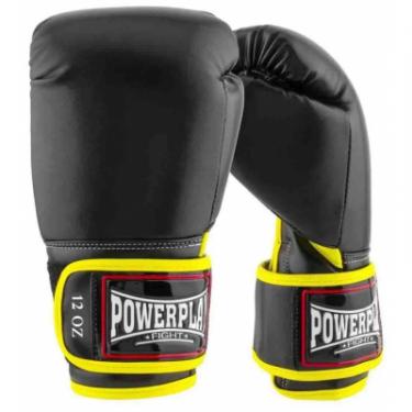 Боксерские перчатки PowerPlay 3074 12oz Black Фото 1