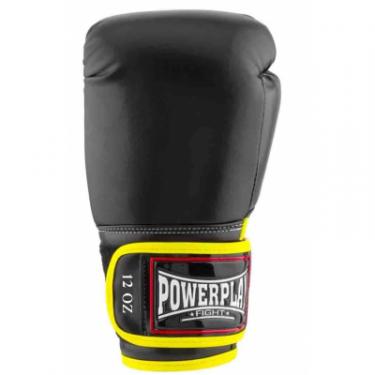 Боксерские перчатки PowerPlay 3074 12oz Black Фото 2