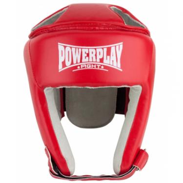 Боксерский шлем PowerPlay 3084 L Red Фото 1