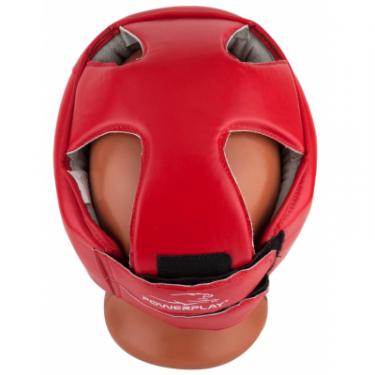 Боксерский шлем PowerPlay 3084 L Red Фото 4