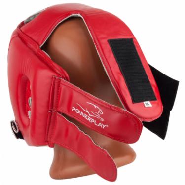 Боксерский шлем PowerPlay 3084 L Red Фото 5