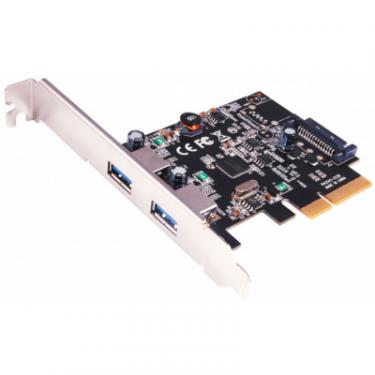 Контроллер ST-Lab USB 3.1 Gen2 2x Type-A (up to 10 Gbit), PCI-E Gen- Фото