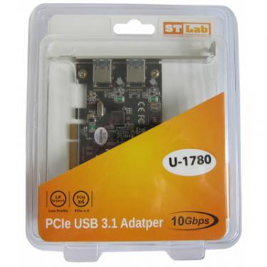 Контроллер ST-Lab USB 3.1 Gen2 2x Type-A (up to 10 Gbit), PCI-E Gen- Фото 4