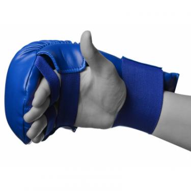 Перчатки для карате PowerPlay 3027 Сині M Фото 3