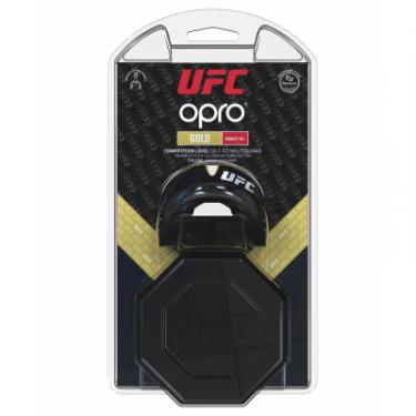 Капа Opro Gold UFC Hologram Black Metal/Gold Фото 6