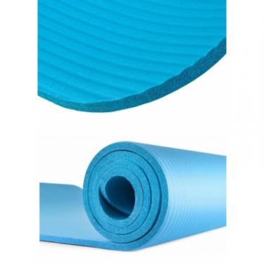 Коврик для фитнеса Power System Fitness Yoga Mat PS-4017 Blue Фото 3