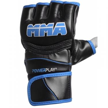 Перчатки для MMA PowerPlay 3055 S Black/Blue Фото