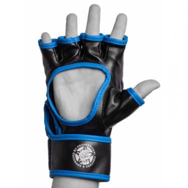 Перчатки для MMA PowerPlay 3055 S Black/Blue Фото 1