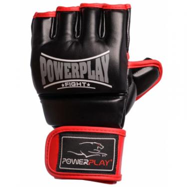 Перчатки для MMA PowerPlay 3058 L Black/Red Фото