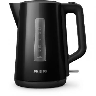 Электрочайник Philips HD9318/20 (чорний пластик) Фото