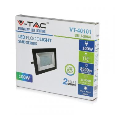 Прожектор V-TAC LED 100W, SKU-5966, E-series, 230V, 6500К Фото 10