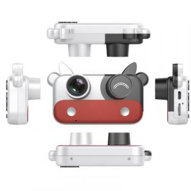 Интерактивная игрушка XoKo Цифровой детский фотоаппарат Cow red Фото 2