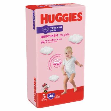 Подгузники Huggies Pants 5 Mega (12-17 кг) для дівчаток 48 шт Фото 1