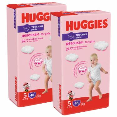 Подгузник Huggies Pants 5 M-Pack (12-17 кг) для дівчаток 96 шт Фото 1