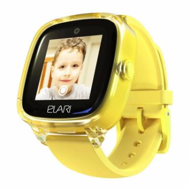 Смарт-часы Elari KidPhone Fresh Yellow с GPS-трекером Фото