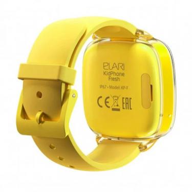 Смарт-часы Elari KidPhone Fresh Yellow с GPS-трекером Фото 2