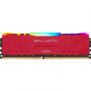 Модуль памяти для компьютера Micron DDR4 8GB 3200 MHz Ballistix Red RGB Фото