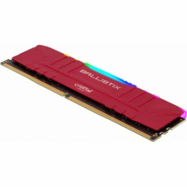 Модуль памяти для компьютера Micron DDR4 8GB 3200 MHz Ballistix Red RGB Фото 2