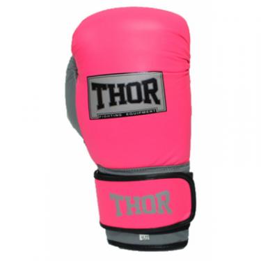 Боксерские перчатки Thor Typhoon 14oz Pink/White/Grey Фото 1