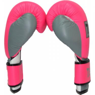 Боксерские перчатки Thor Typhoon 14oz Pink/White/Grey Фото 3