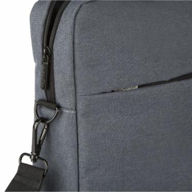 Сумка для ноутбука Canyon 16" B-4 Elegant Gray laptop bag Фото 3