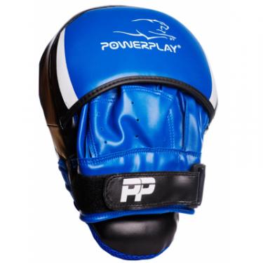 Лапы боксерские PowerPlay 3050 PU Black/Blue Фото 1