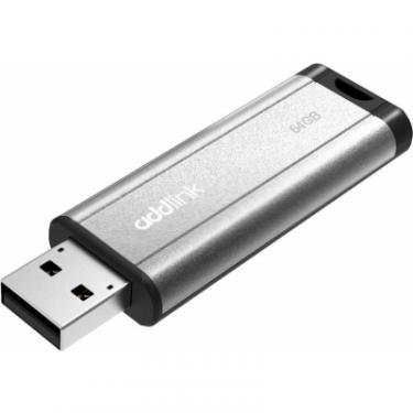 USB флеш накопитель AddLink 64GB U25 Silver USB 2.0 Фото 1