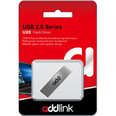 USB флеш накопитель AddLink 64GB U20 Titanium USB 2.0 Фото 2