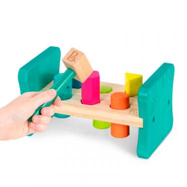 Развивающая игрушка Battat деревянная игрушка-сортер - Бум-Бум Фото 2