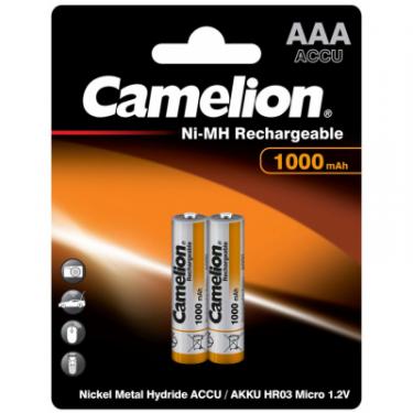 Аккумулятор Camelion AAA 1000mAh Ni-MH * 2 R03-2BL Фото
