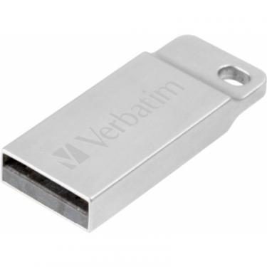 USB флеш накопитель Verbatim 64GB Metal Executive Silver USB 2.0 Фото 1