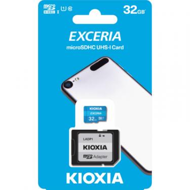 Карта памяти Kioxia 32GB microSDHC class 10 UHS-I Exceria Фото 1