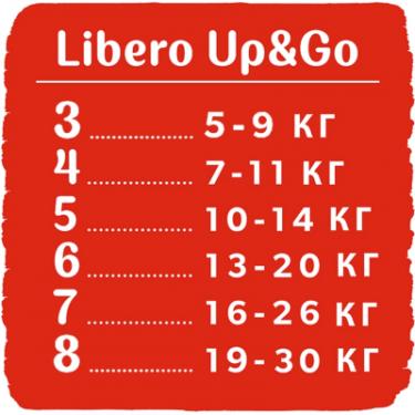 Подгузники Libero UpGo 5 10-14 кг 60 шт HERO Фото 10